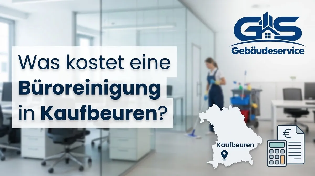 Arbeitsplatz in einem Büro mit regelmäßigem Reinigungsbedarf