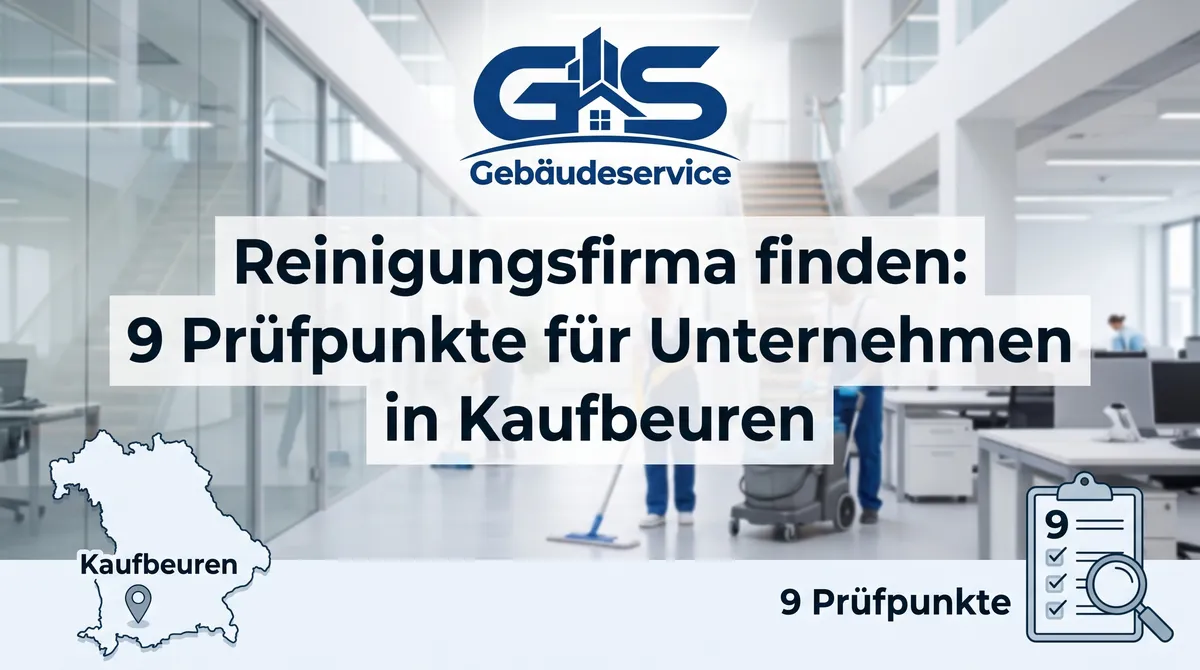 Arbeitsplatz in einem Unternehmen mit professioneller Gebäudereinigung